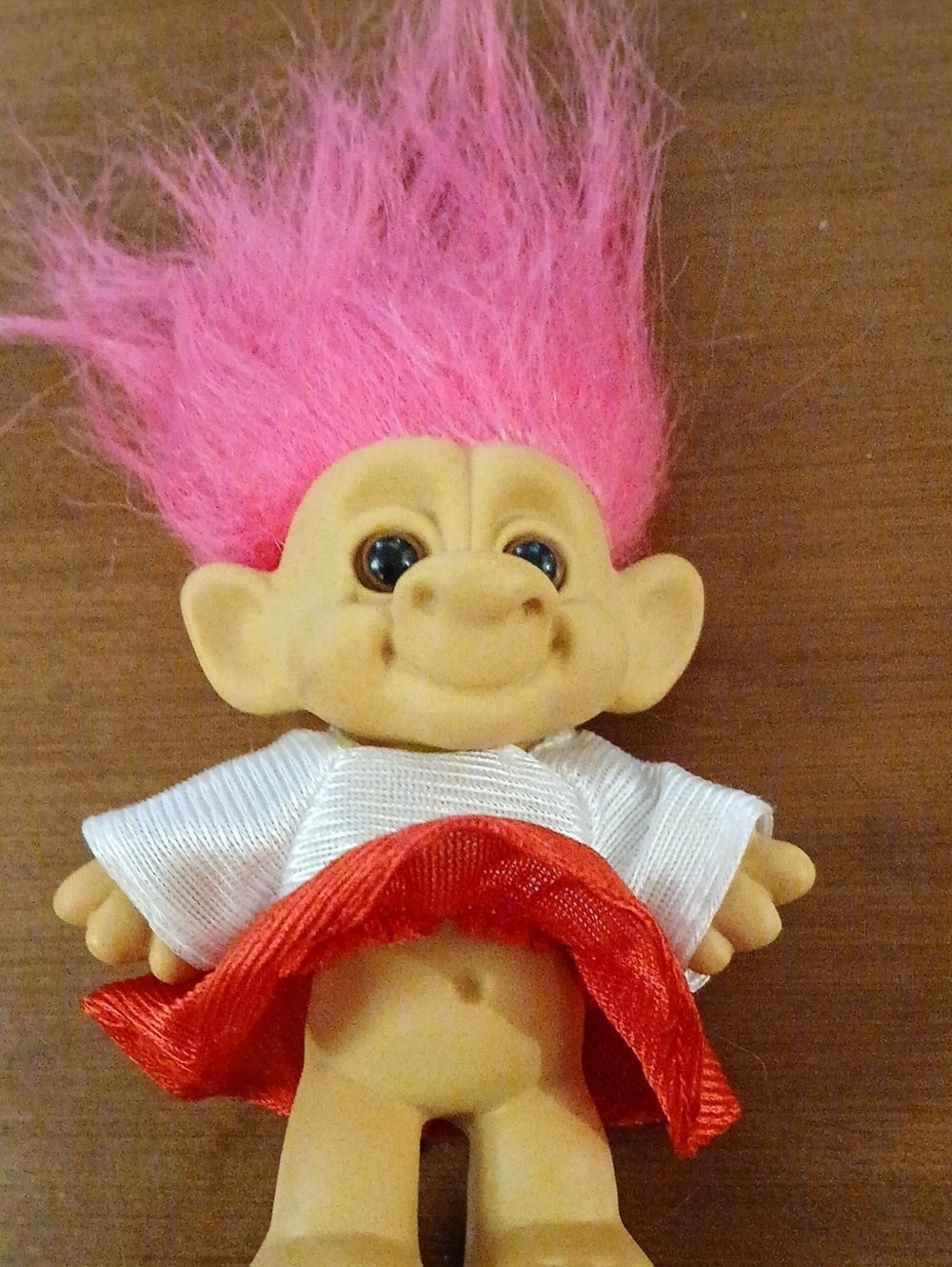 Pink-Haired Troll Doll Kids Toy - Classic Forest Troll 5" Vintage